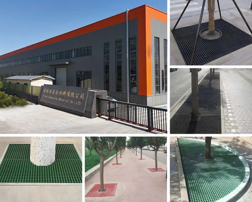 fiberglass-tree-grating-in-urban-park fiberglass-tree-grating-in-urban-park